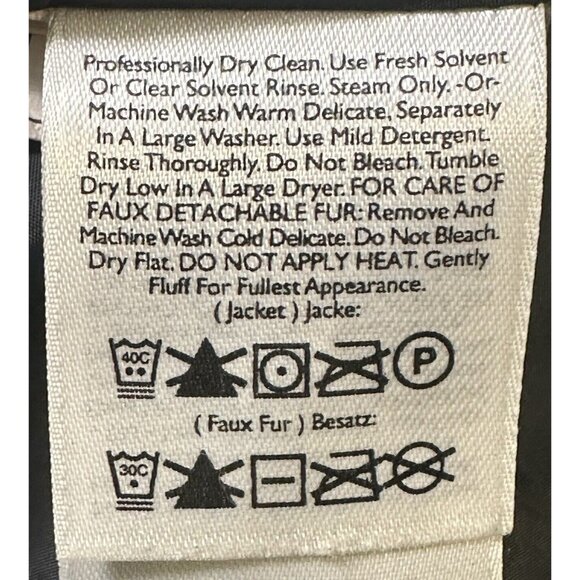 Eddie Bauer Goose Down Puffer Jacket 700 Fill Long Black Womens Size X-Small - Picture 11 of 14